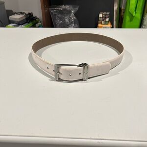 Callaway White Leather Belt